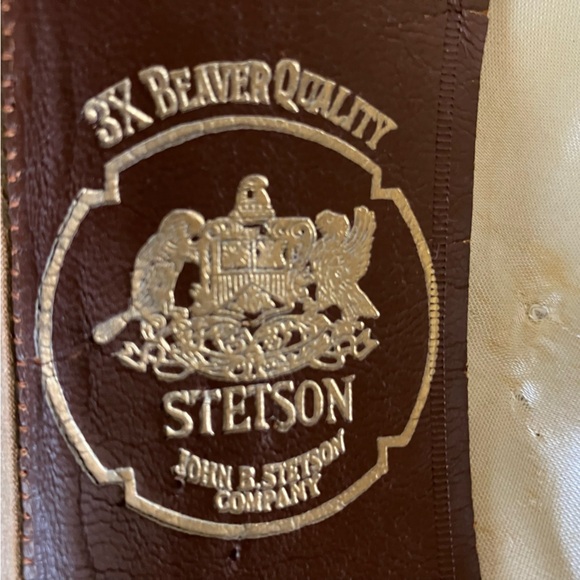 Vintage 50s/60s Stetson 3X Beaver Open Road Hat Size 7 1/8 - Picture 9 of 13